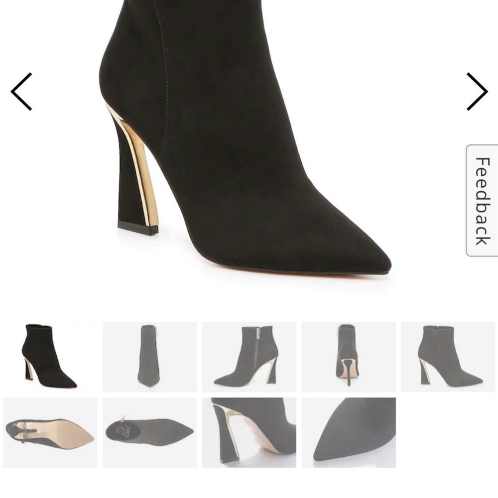 Jennifer Lopez Black Heeled Boots
